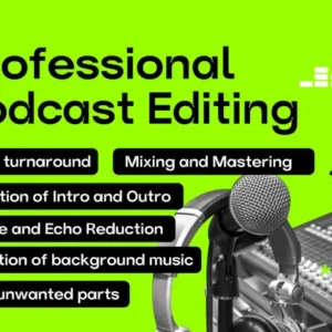 I will edit your podcast episodes