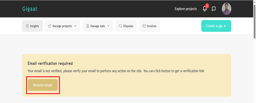 Placeholder: Email Verification Screenshot